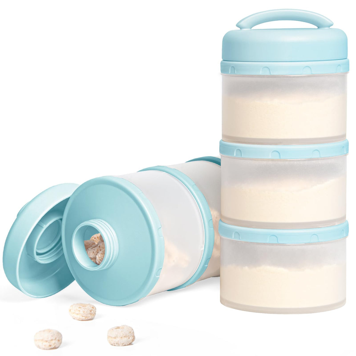 Termichy stackable dispenser spout close-up showing spill-free pouring capability