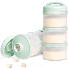 Termichy stackable formula dispenser compartments enable easy portion control for calmer feeding.