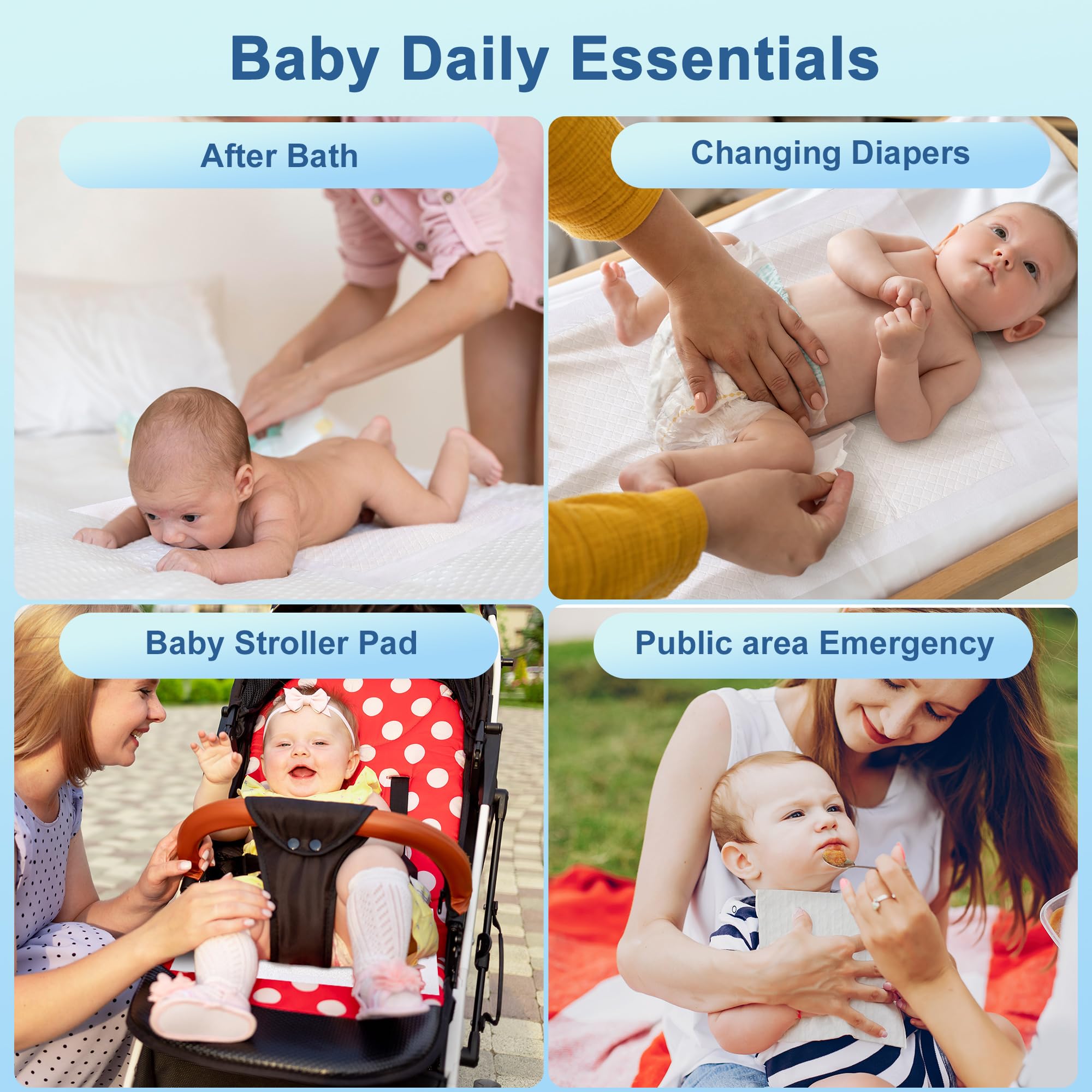 TEROBABI multi-functional portable pad ideal for travel and outings.