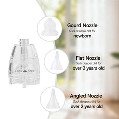 TERPINK silicone tip flat offers stable fit for mid-depth congestion relief.