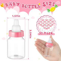 Tessco for you clear mini bottle candy box displays contents clearly.