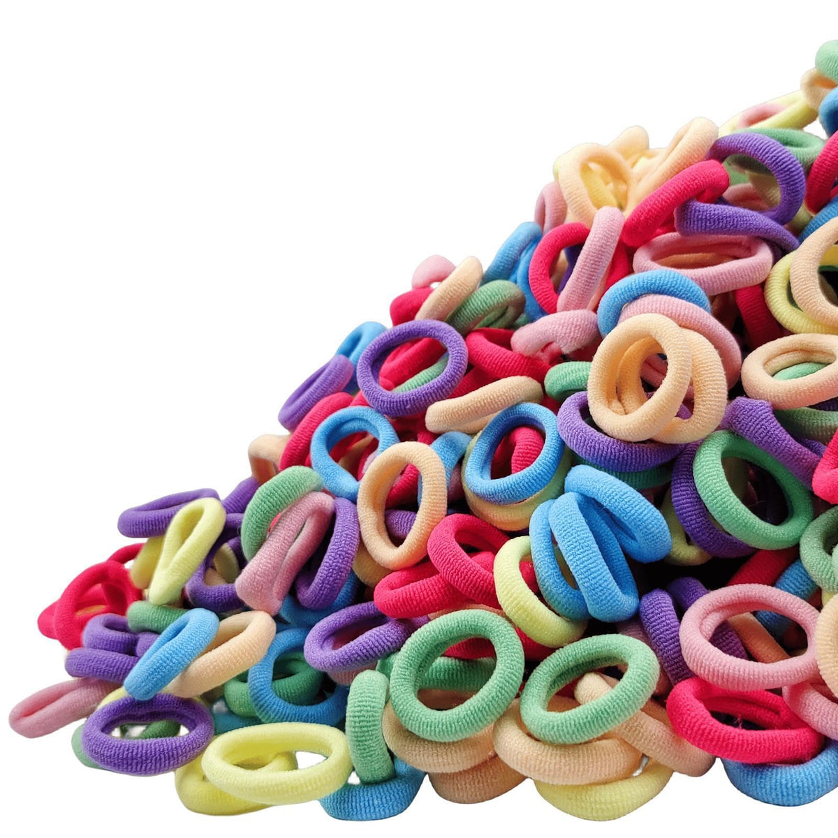 Tesvyns 300pcs baby hair ties packaging showing ready-to-gift set