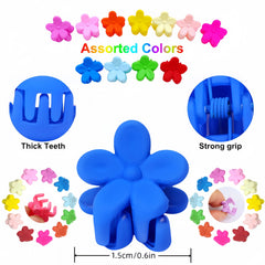 Tesvyns baby hair clip with floral design adds cute decorative flair.