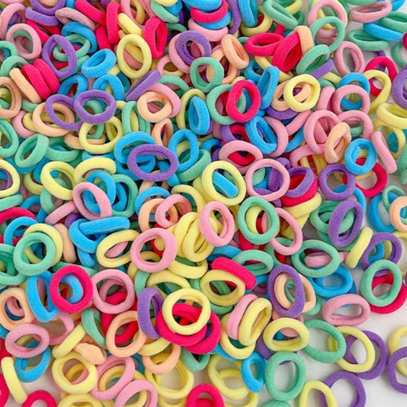 Tesvyns stretchy durable hair ties maintaining secure hold during play