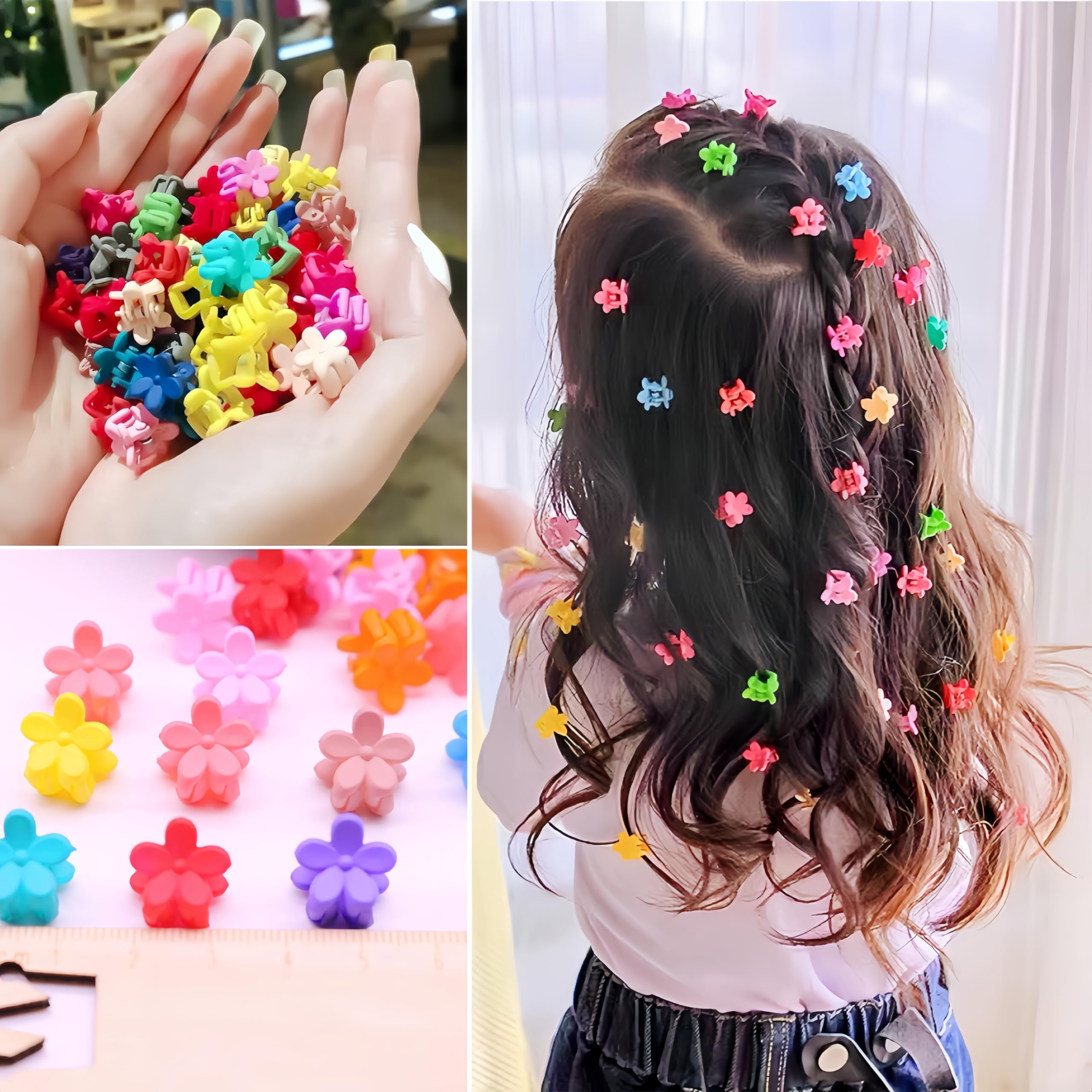 Tesvyns girls hair clip bun decorator helps create cute updos.
