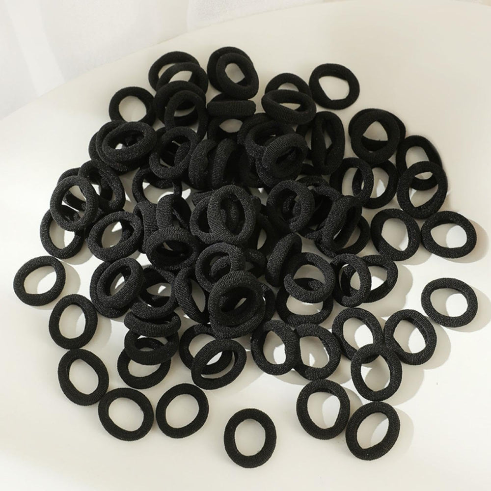 Tesvyns girls ponytail hair ties in action for secure, comfy styles.