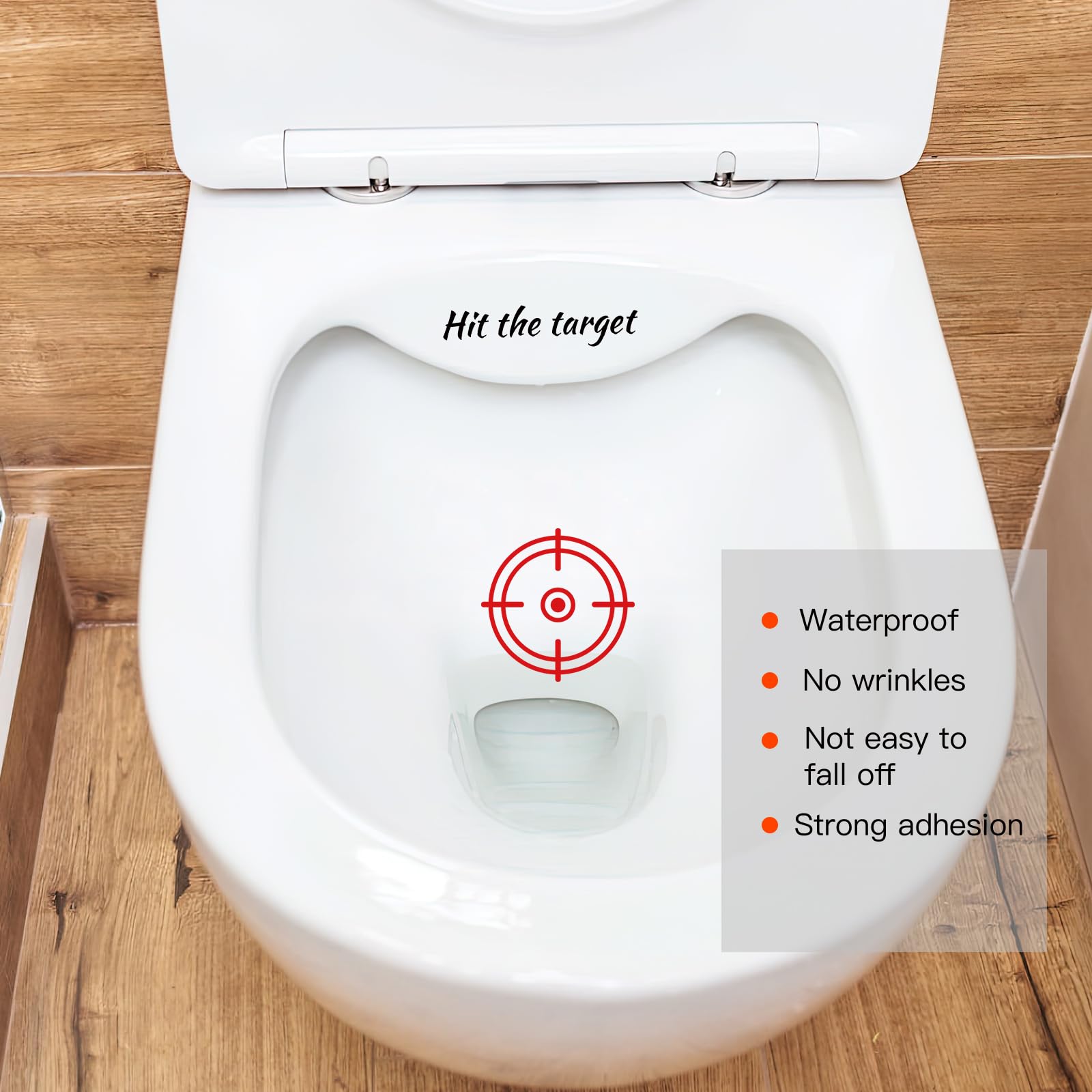TESWEY 3-inch diameter stickers provide a clear aim and cleaner outcomes.