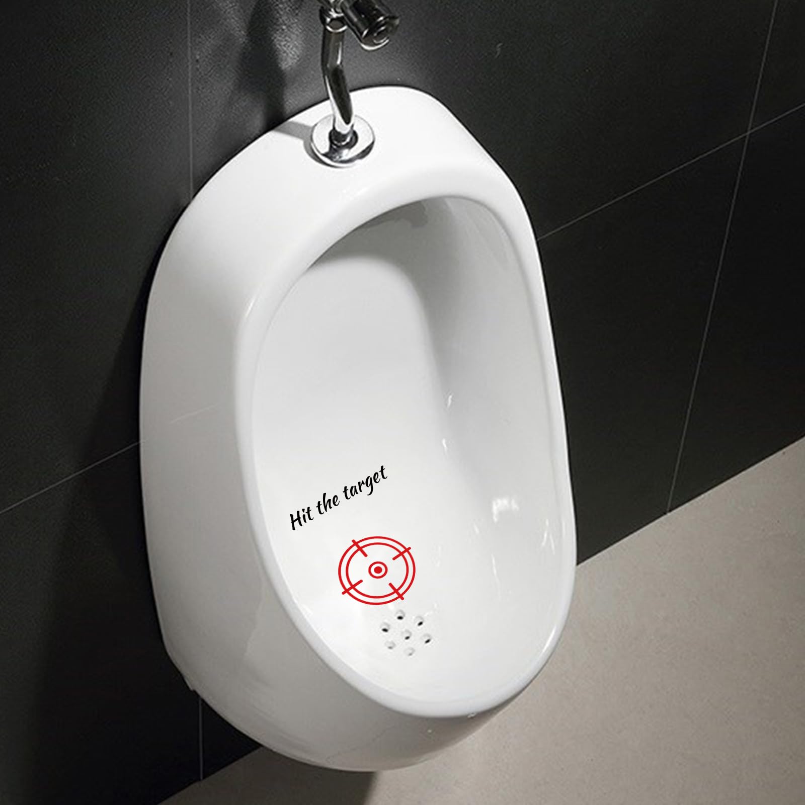 TESWEY target stickers work in both home and public restrooms.