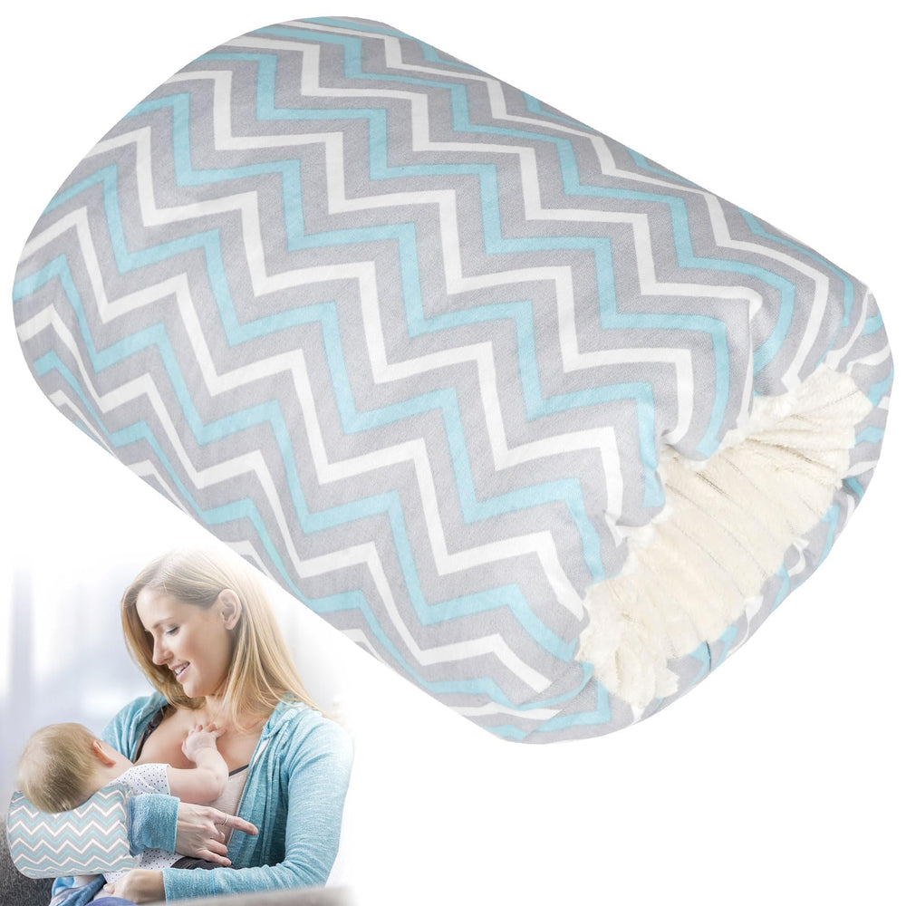 TEUOPIOE Baby Feeding Arm Pillow soft cotton texture supports gentle feeding.
