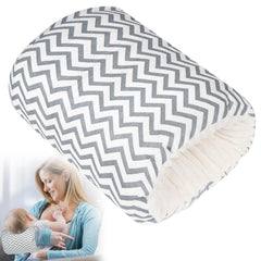 TEUOPIOE baby feeding arm pillow with soft cotton surface for gentle feeding comfort.