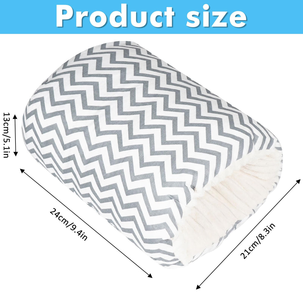 TEUOPIOE multi-use pillow adapts to bottle and breastfeeding positions.