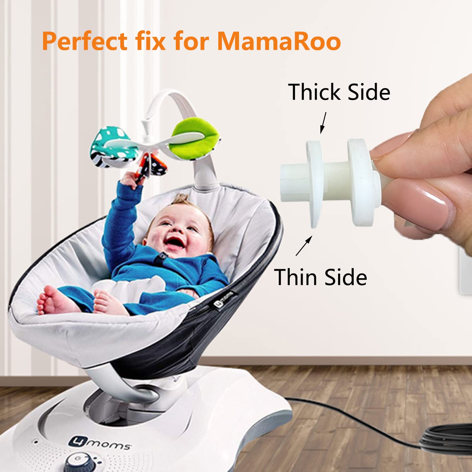 TEYOUYI white attachment point offers durable, simple installation.