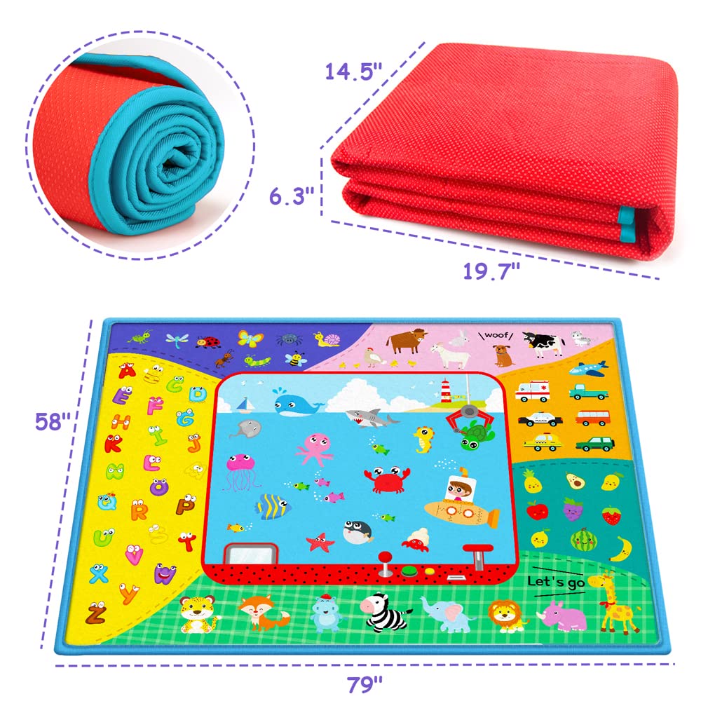 Teytoy ABC Playmats colorful design demonstrates engaging patterns to stimulate imagination during play.
