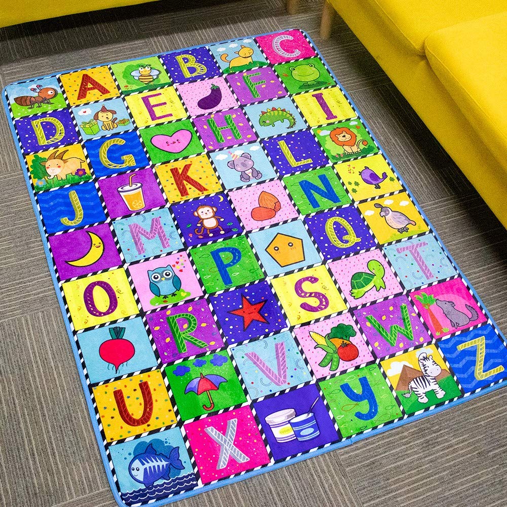 teytoy mat folds for easy storage and wipes clean after messes.