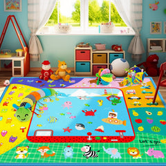 Teytoy Baby Cotton Playmat close-up texture highlights soft, skin-friendly surface for infants.
