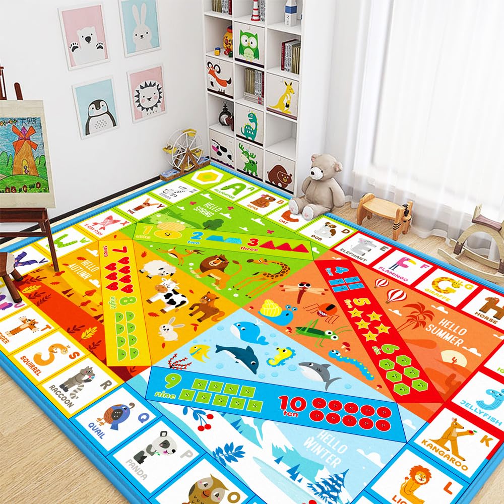 teytoy foldable play mat easily stores when not in use.