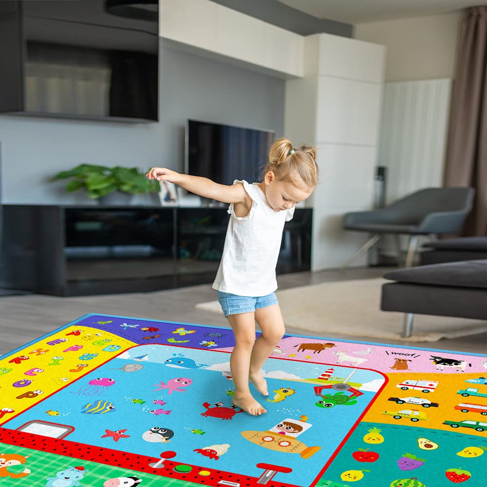 Teytoy Foldable Non-Slip Baby Mat foldable design visible for easy storage after play.