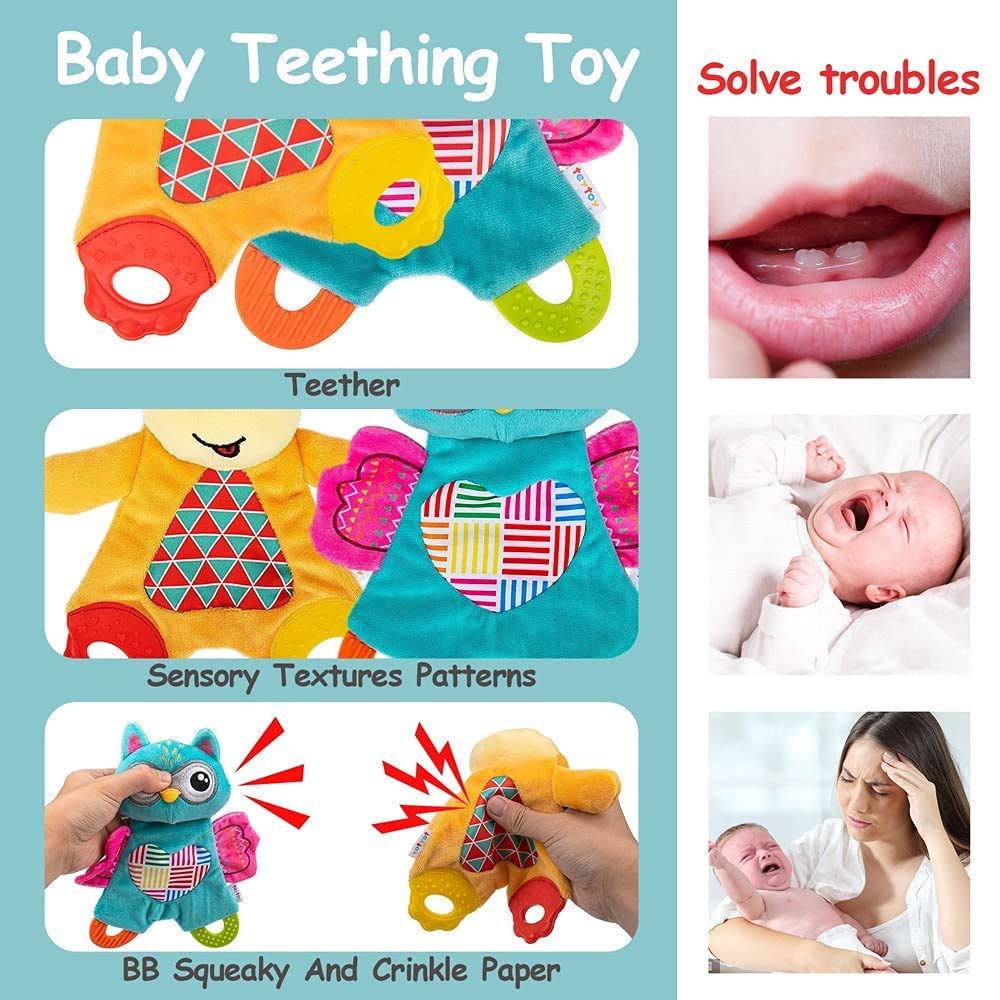teytoy owl bright-colors toy enhances visual attention and curiosity.