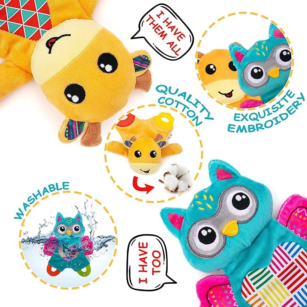 teytoy owl squeaky-inside toy invites exploration and parent-child play.
