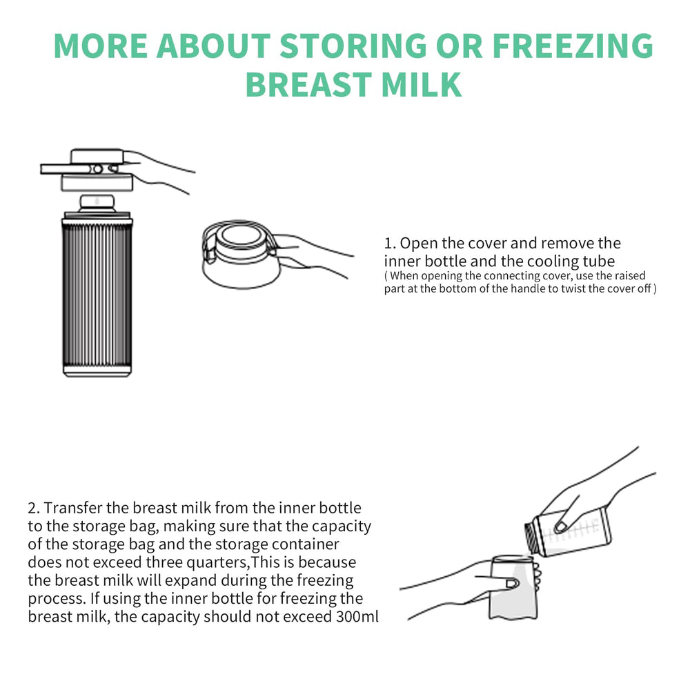 TfruKiet cooler with 12-hour pre-frozen container ready-to-use feeding.