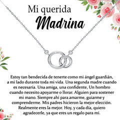 TGBJE Madrina Necklace close-up shows a pristine stainless steel chain, ideal for everyday wear and lasting shine.