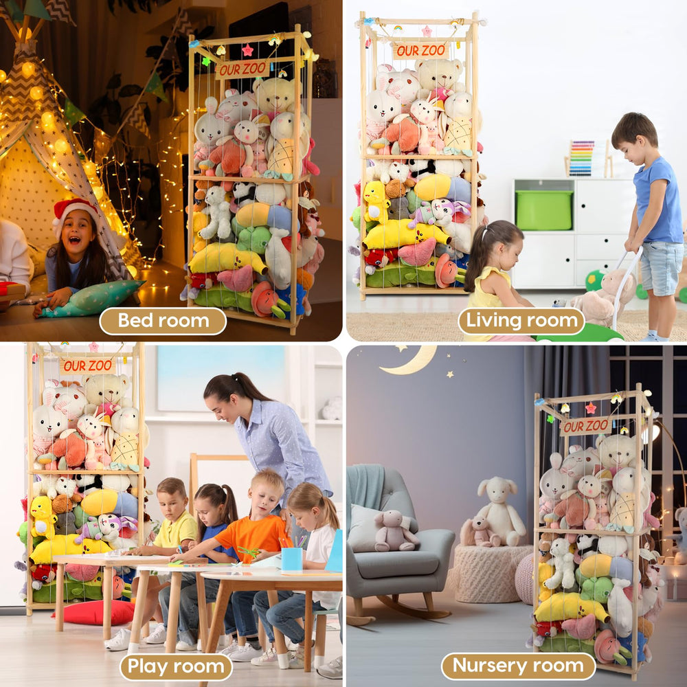 TGS Nursery-room setup shows modern storage blending with décor and play