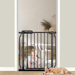 Thasamm baby gate wide 29-34 inch adjustable for stairs and doorways.