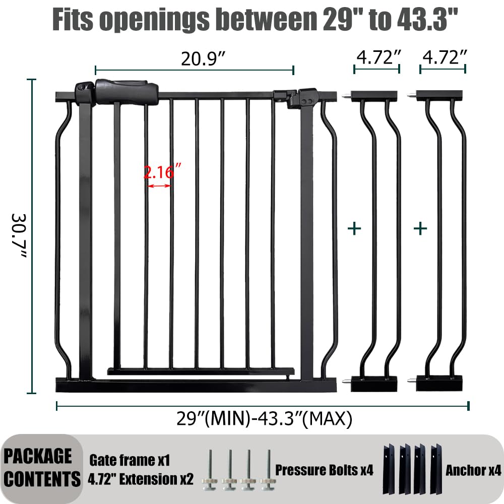 Thasamm expandable gate stair installation demonstrates flexible setup for safer stair access
