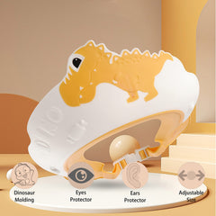 Thcbme baby shower cap shield crocodile yellow protects eyes and ears