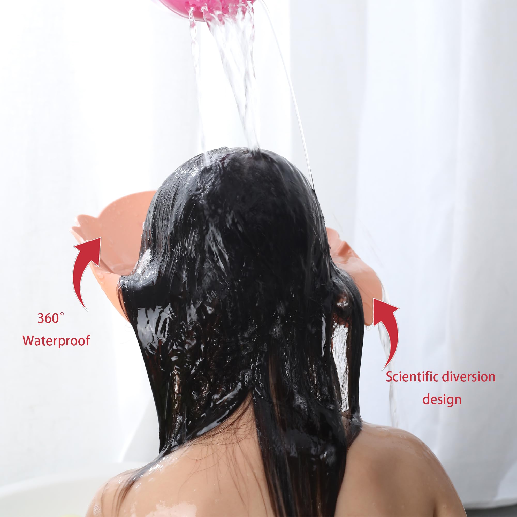 Thcbme whale design baby bath visor, playful design encourages cooperative bath time.