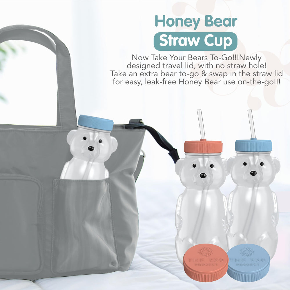 The 730 Project Honey Bear 8 oz cup ideal for easy daytime hydration.