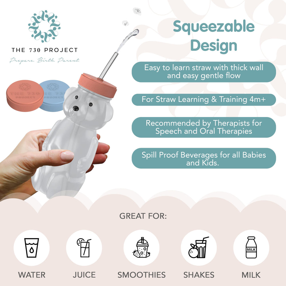 The 730 Project Honey Bear firetruck cup brings fun to every sip.
