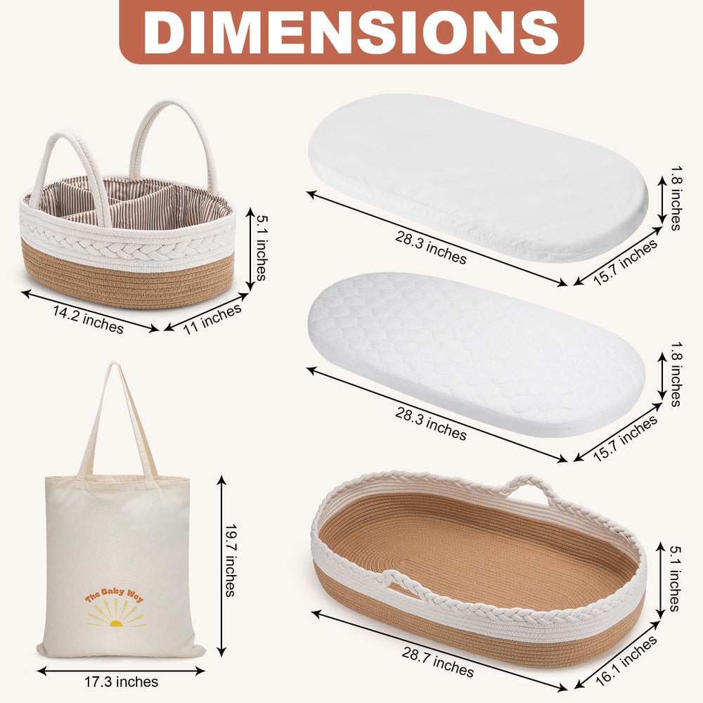 The Baby Wey foldable basket demonstrates compact storage for travel