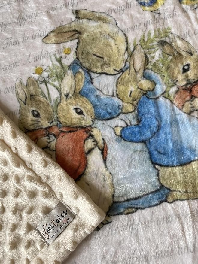 The BookTales Peter Rabbit nursery decor image highlights timeless Beatrix Potter theme.