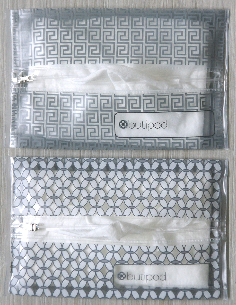 Buti-Bag Co Butipods wipes dispense close-up shows easy access