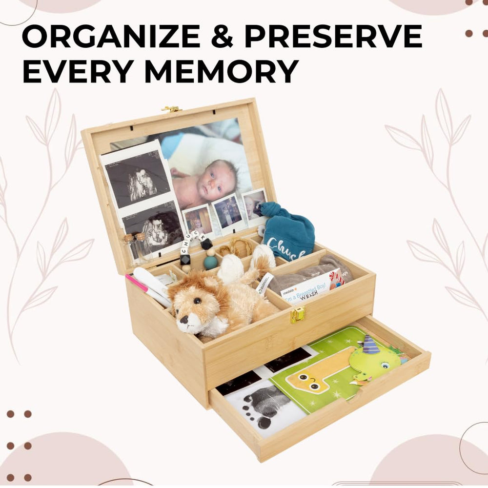 The Conscious Mom baby memory box is a thoughtful gift for new moms.