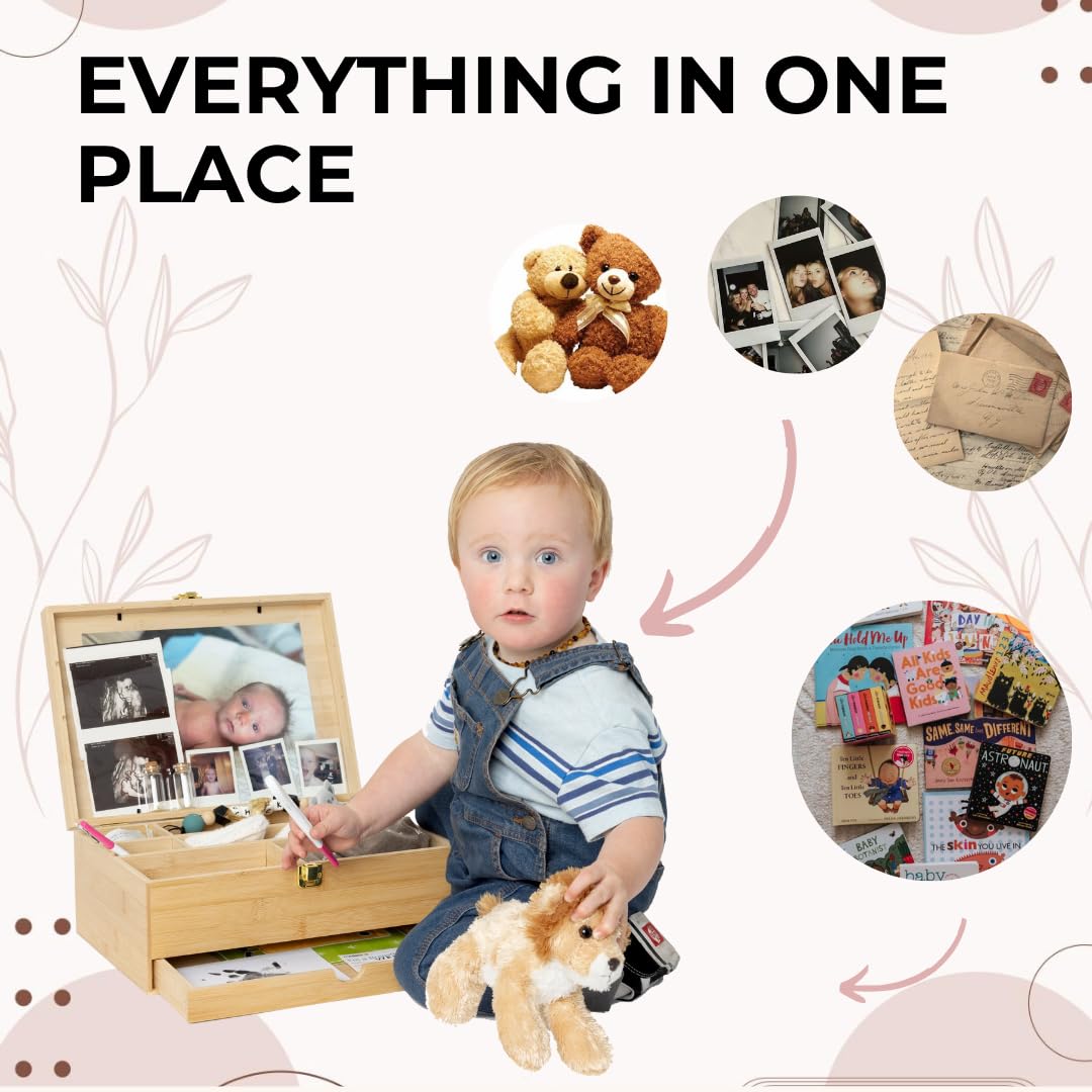 The Conscious Mom glass vials provide secure, labeled keepsake storage.