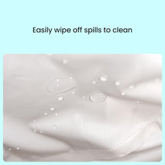The Daisy Bee Waterproof Nursing Pillow Liner wipe clean shows quick maintenance after accidents.