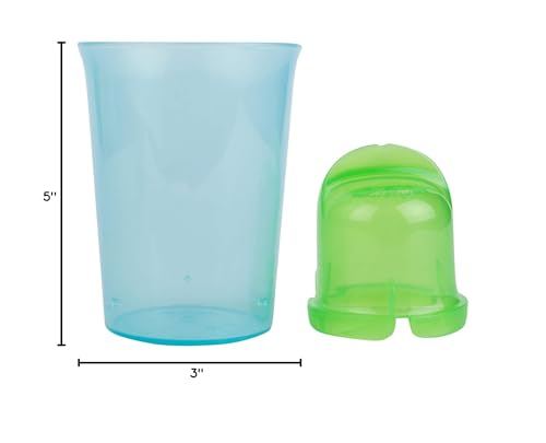 The First Years My First Open Cup supports transition to big-kid cups with removable insert.