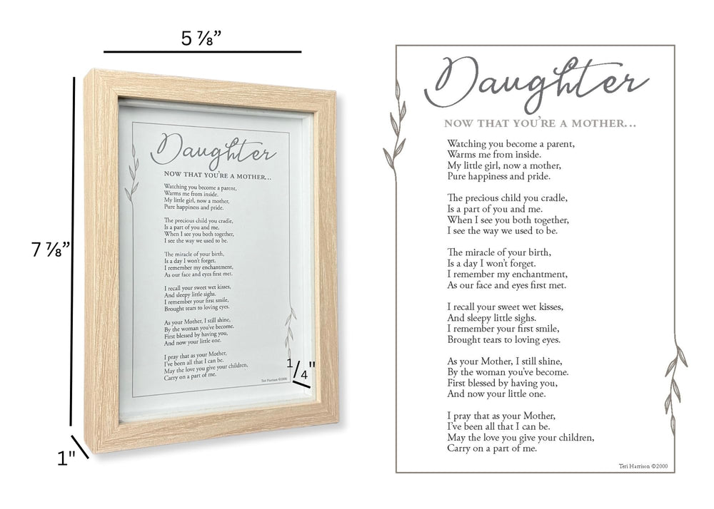 The Grandparent Gift Co.'s Now That You're a Mother Frame celebrates the birth of a child in style.