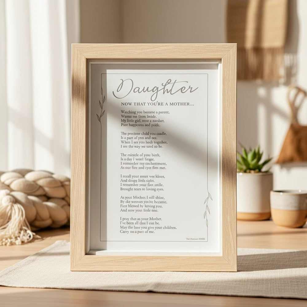 The Grandparent Gift Co.'s Now That You're a Mother Frame makes a sentimental Christmas gift for new moms.