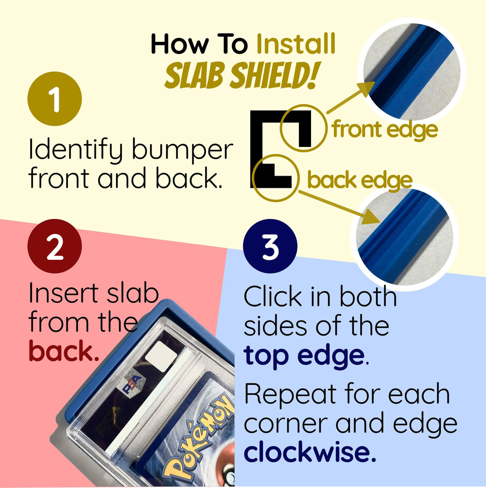 The Hobby Lair PSA bumper guard single-pack for quick PSA slab protection.