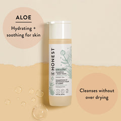 The Honest Company 2-in-1 bottle with gentle lather for daily bath-time use.