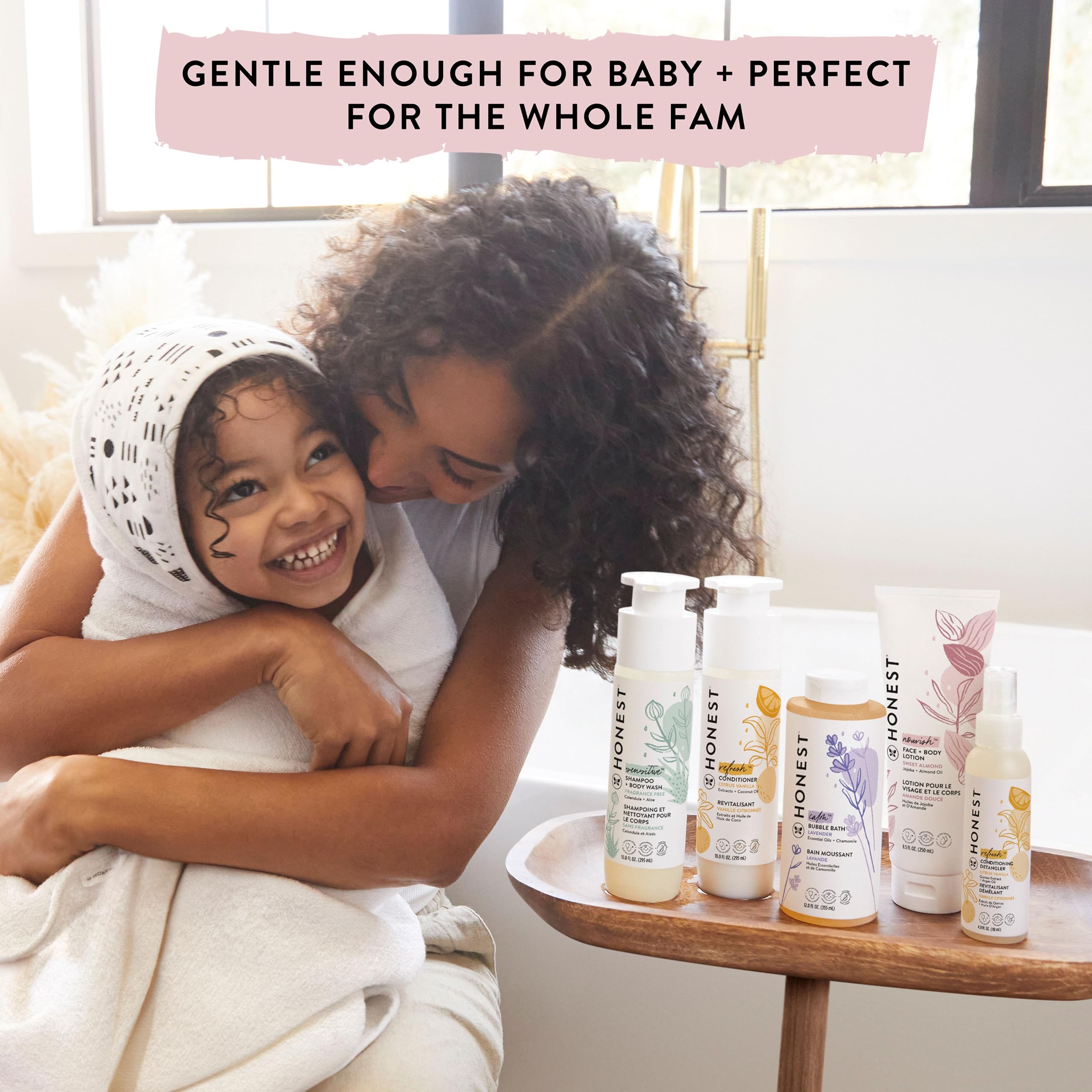 The Honest Company Sensitive fragrance-free option for delicate skin care.