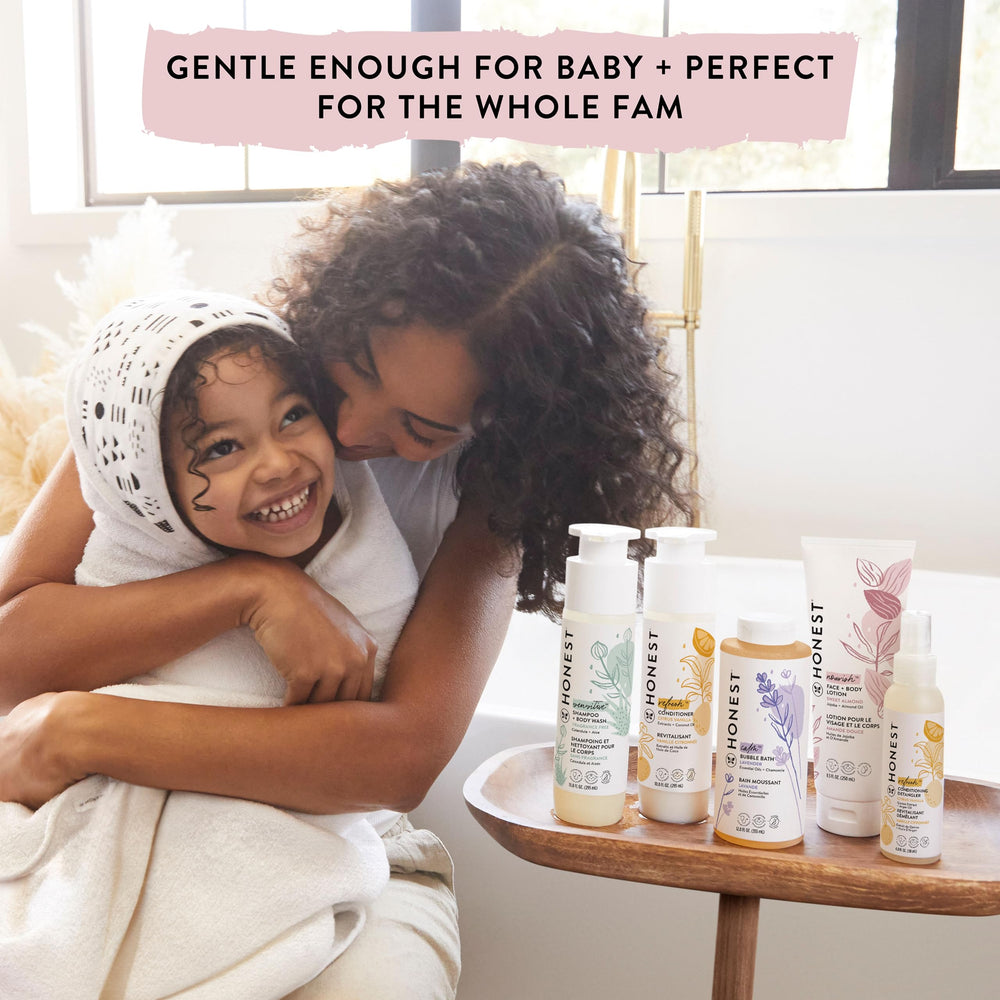 The Honest Company Sensitive fragrance-free option for delicate skin care.
