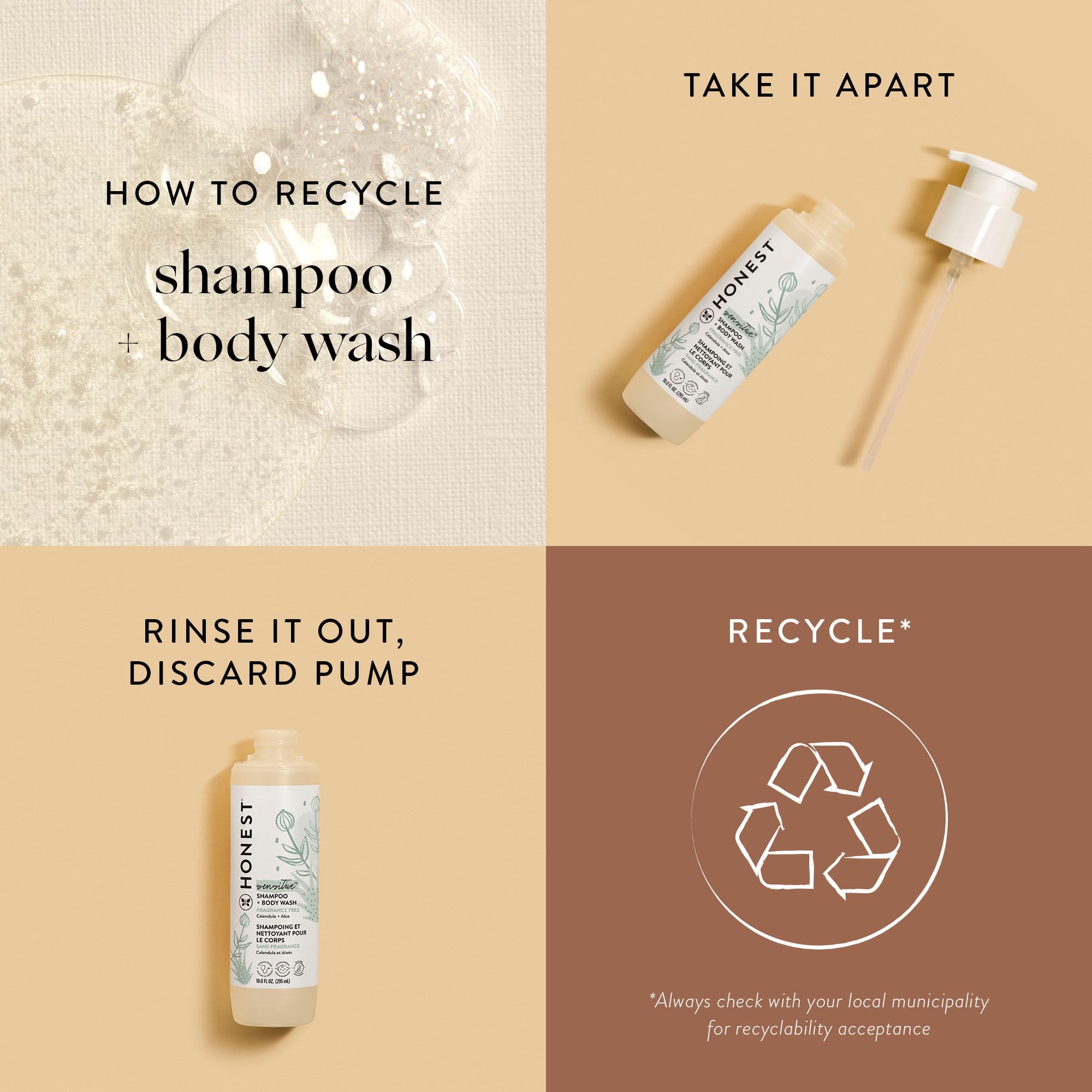 The Honest Company tear-free formula provides gentle cleansing for families.