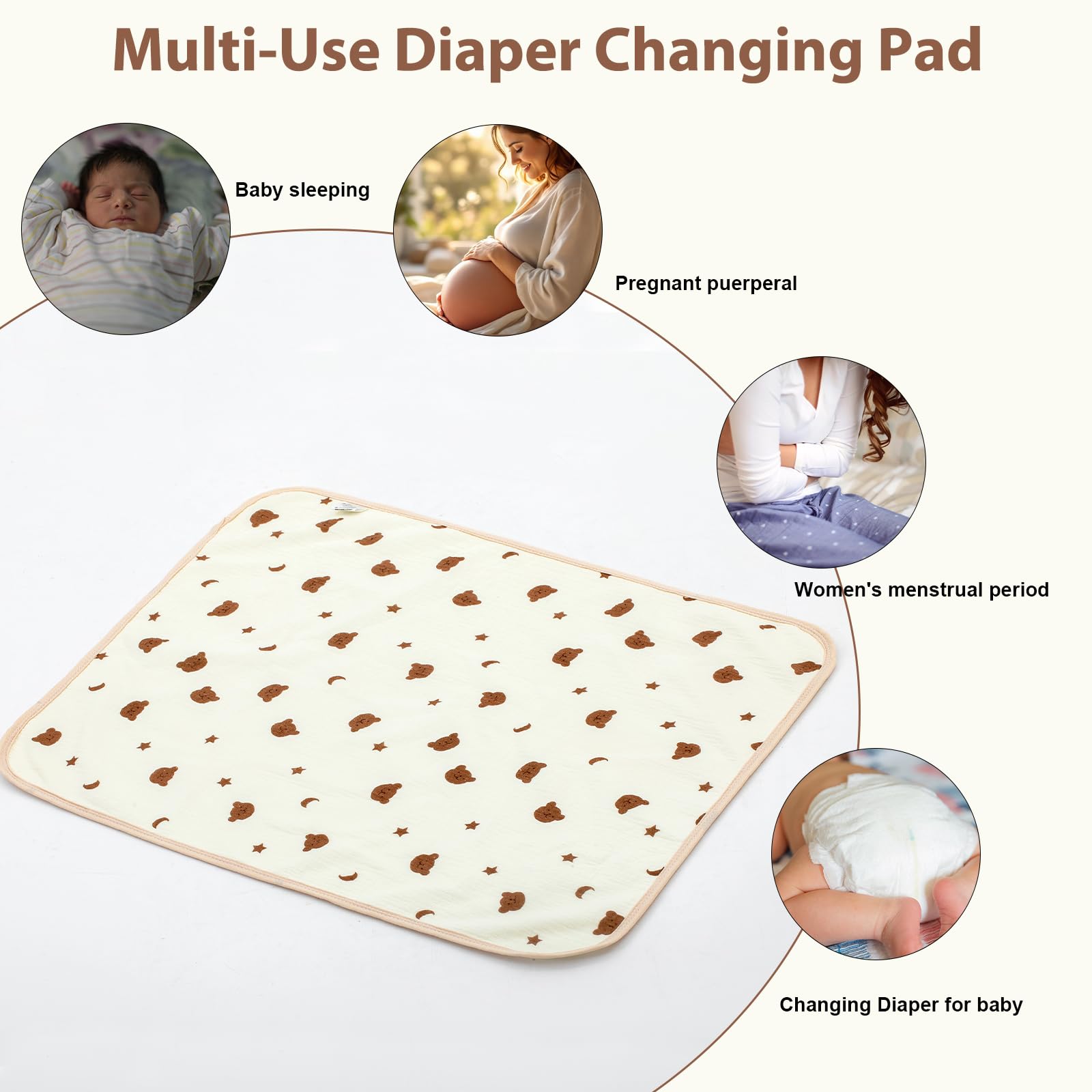 THE KENKYO changing pad used in a car seat on travel