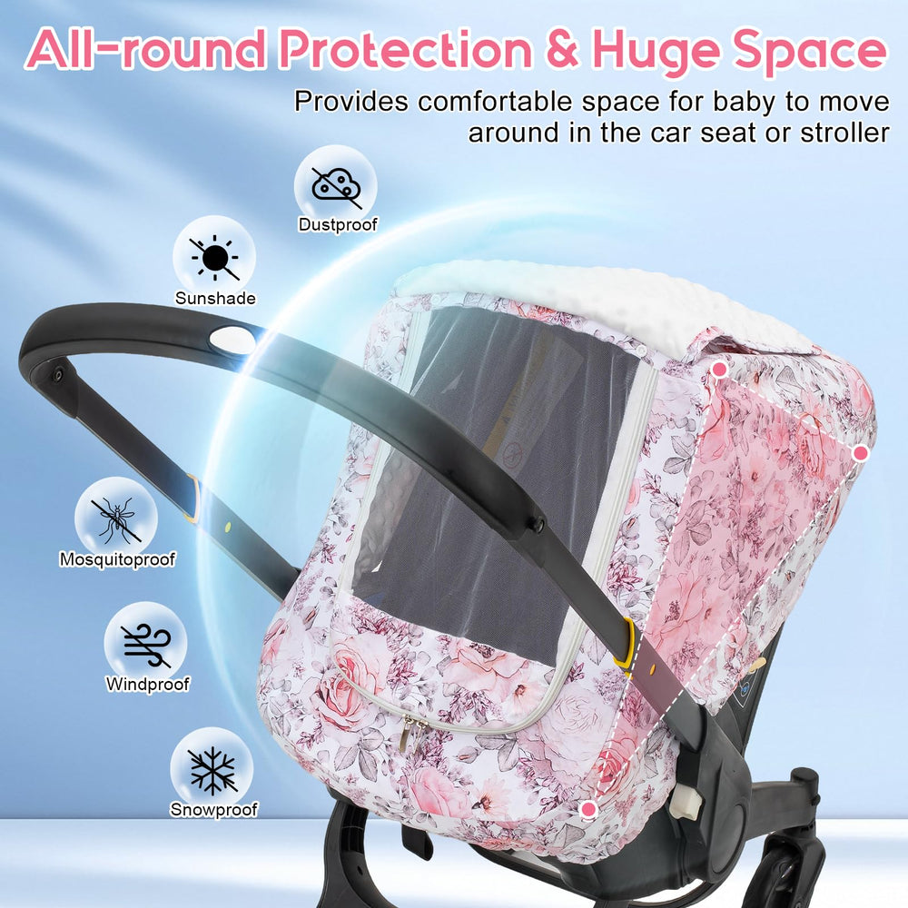 Foldable, lightweight design fits in a diaper bag for on-the-go use.