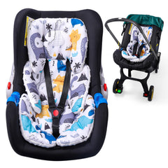THE KENKYO infant car seat insert with soft cushion for cozy rides