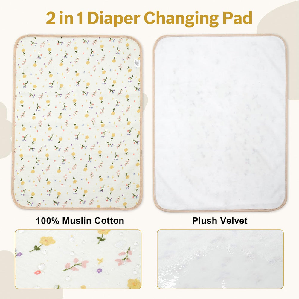 THE KENKYO Muslin Changing Pad supports multi-use-changing-liner for babies, adults, patients, and pets.